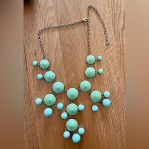 Elegant Mint Green Statement Necklace